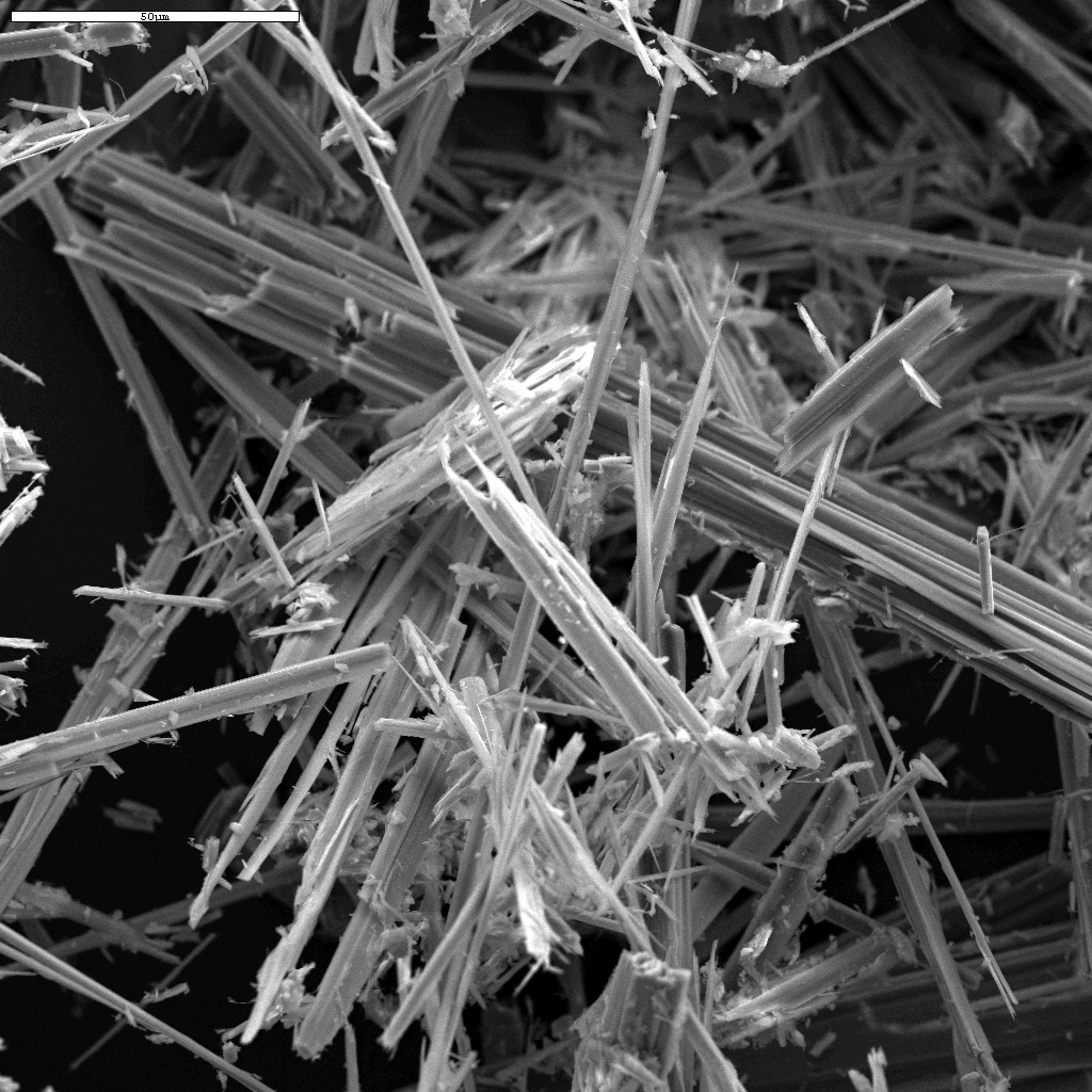 Likvidácia azbestu kôli azbestovým vláknam.